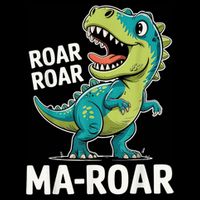 Ma-Roar Dinosaur Mom Quote Family Bucket Hat