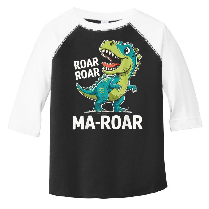 Ma-Roar Dinosaur Mom Quote Family Toddler Fine Jersey T-Shirt