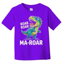 Ma-Roar Dinosaur Mom Quote Family Toddler T-Shirt