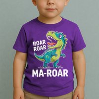 Ma-Roar Dinosaur Mom Quote Family Toddler T-Shirt