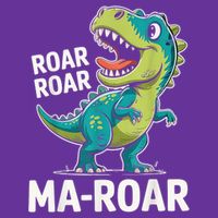 Ma-Roar Dinosaur Mom Quote Family Toddler T-Shirt