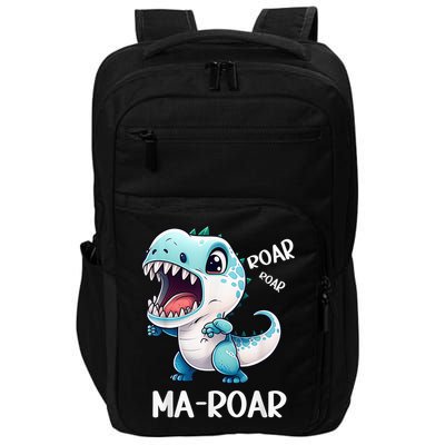 Ma-Roar Dinosaur Mom Quote Impact Tech Backpack