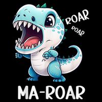 Ma-Roar Dinosaur Mom Quote Impact Tech Backpack