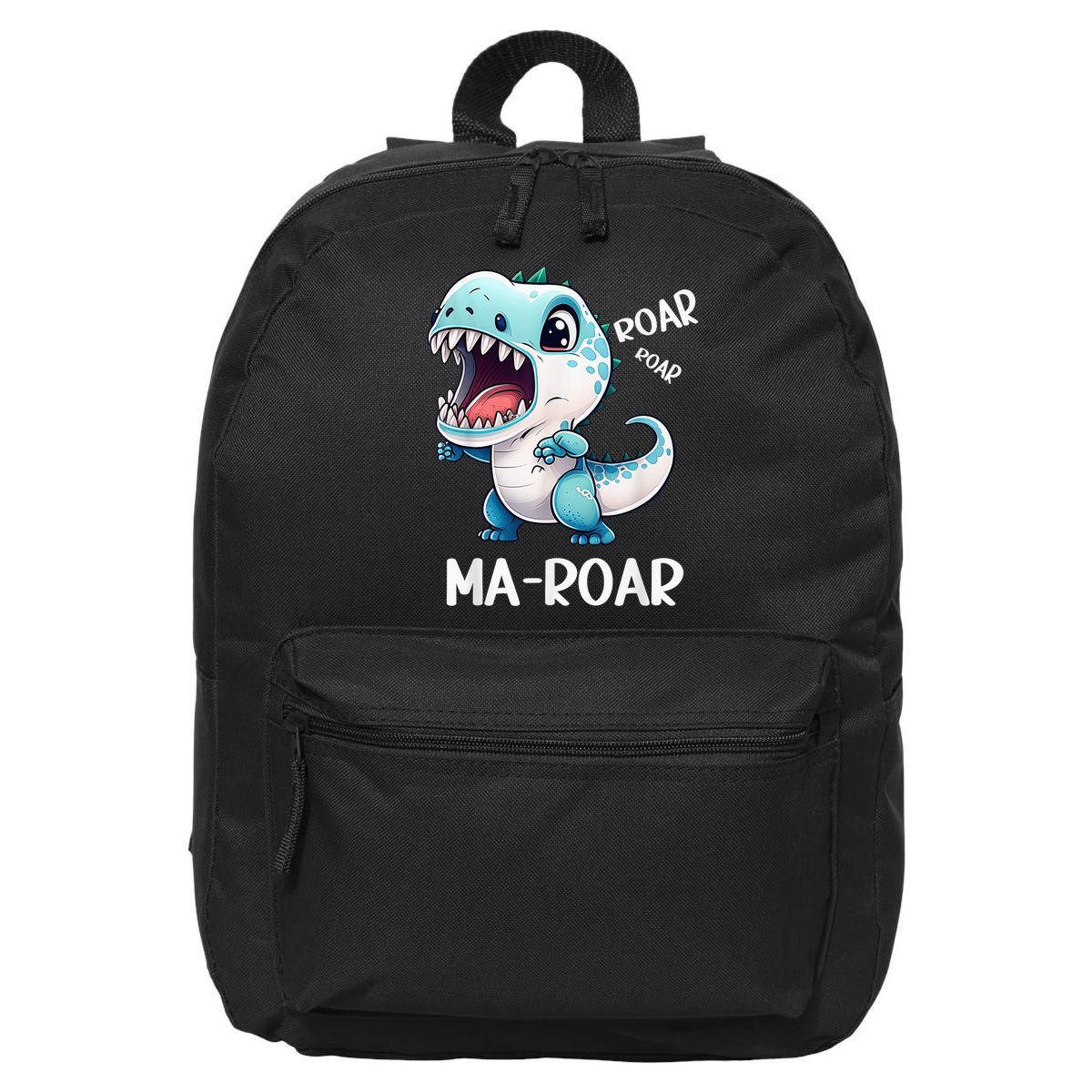 Ma-Roar Dinosaur Mom Quote 16 in Basic Backpack