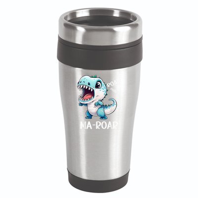 Ma-Roar Dinosaur Mom Quote 16oz Travel Tumbler