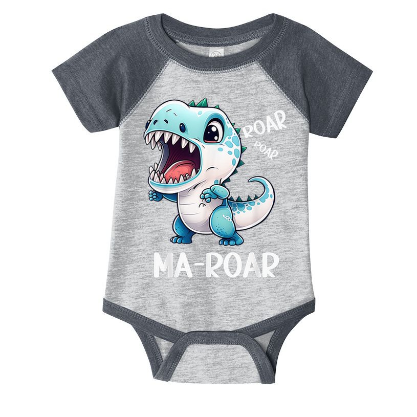 Ma-Roar Dinosaur Mom Quote Infant Baby Jersey Bodysuit