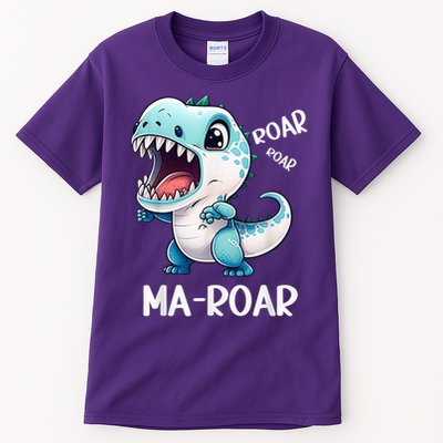 Ma-Roar Dinosaur Mom Quote Tall T-Shirt