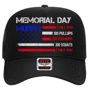 Memorial Day Murph Gift Us Military Gift High Crown Mesh Back Trucker Hat