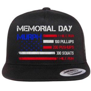 Memorial Day Murph Gift Us Military Gift Flat Bill Trucker Hat