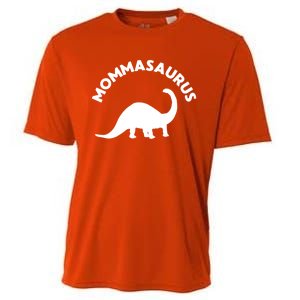 Mommasaurus Dinosaur Momma Gift For Mom Gift Cooling Performance Crew T-Shirt