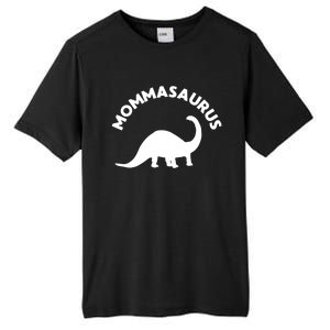 Mommasaurus Dinosaur Momma Gift For Mom Gift Tall Fusion ChromaSoft Performance T-Shirt