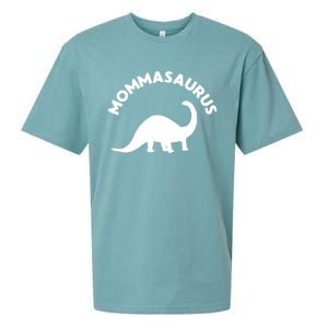 Mommasaurus Dinosaur Momma Gift For Mom Gift Sueded Cloud Jersey T-Shirt