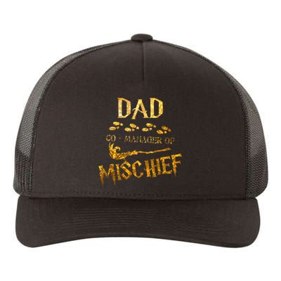 Magical Dad Manager Of Mischief Birthday Family Matching Yupoong Adult 5-Panel Trucker Hat