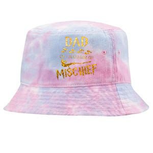 Magical Dad Manager Of Mischief Birthday Family Matching Tie-Dyed Bucket Hat