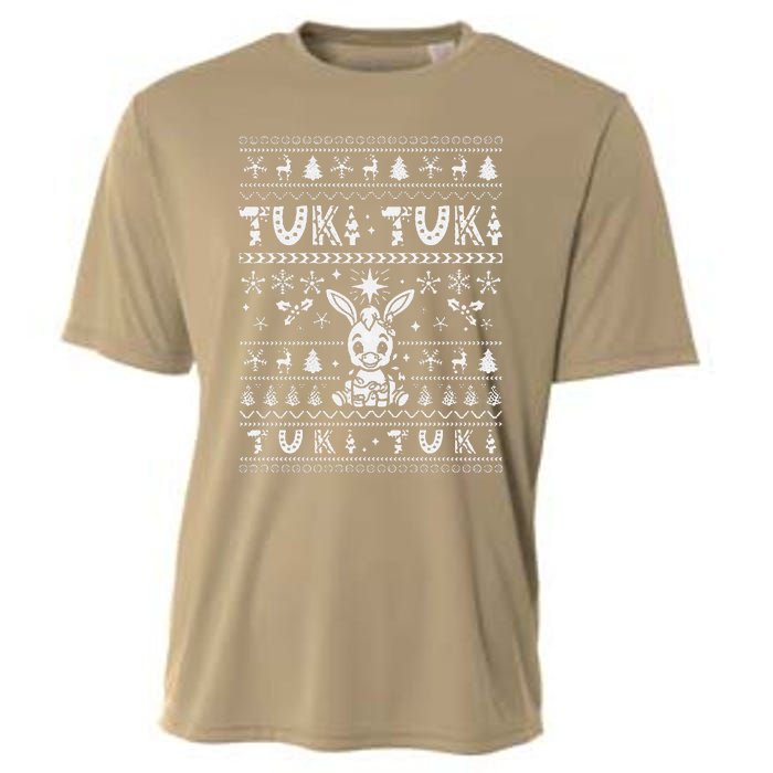 Mi Donkey Mexican Tuki Tuki Donkey Latino Xmas Feliz Navidad Cooling Performance Crew T-Shirt