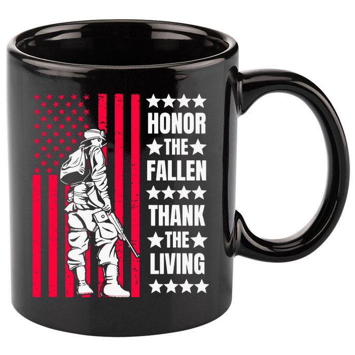 Memorial Day 11oz C Handle Ceramic Mug