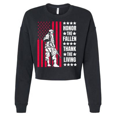 Memorial Day Cropped Pullover Crew