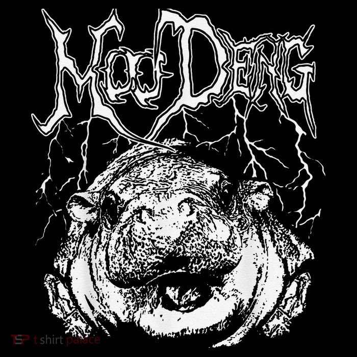 Moo Deng (Metal) Flexfit Unipanel Trucker Cap
