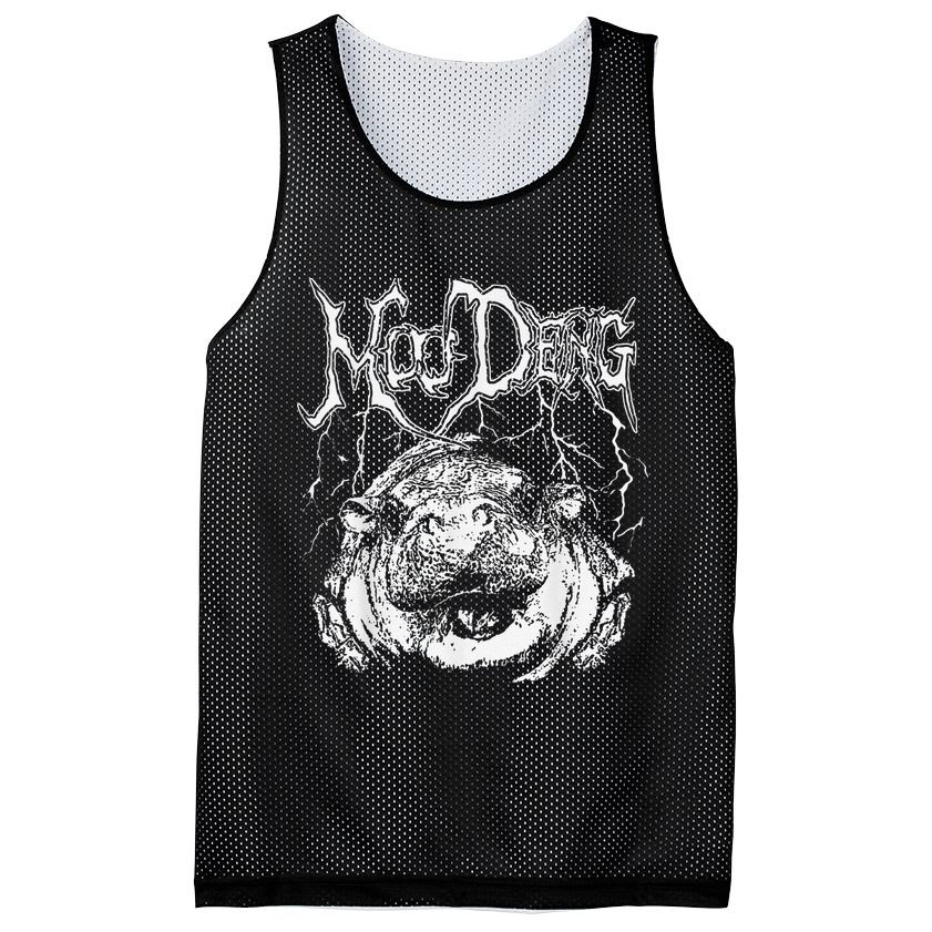 Moo Deng (Metal) Mesh Reversible Basketball Jersey Tank