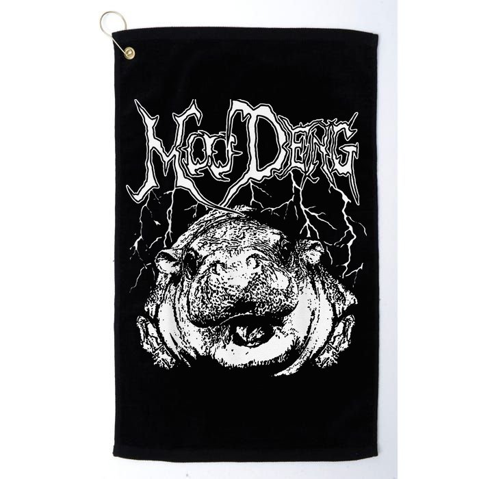 Moo Deng (Metal) Golf Towel