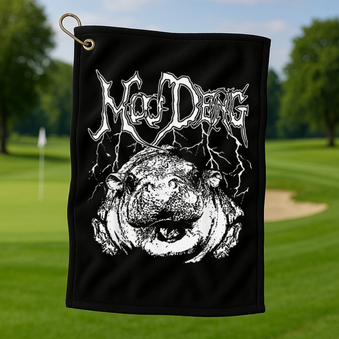 Moo Deng (Metal) Golf Towel