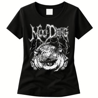 Moo Deng (Metal) Womens T-Shirt