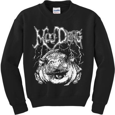 Moo Deng (Metal) Kids Sweatshirt