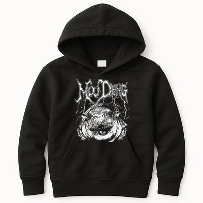 Moo Deng (Metal) Kids Hoodie