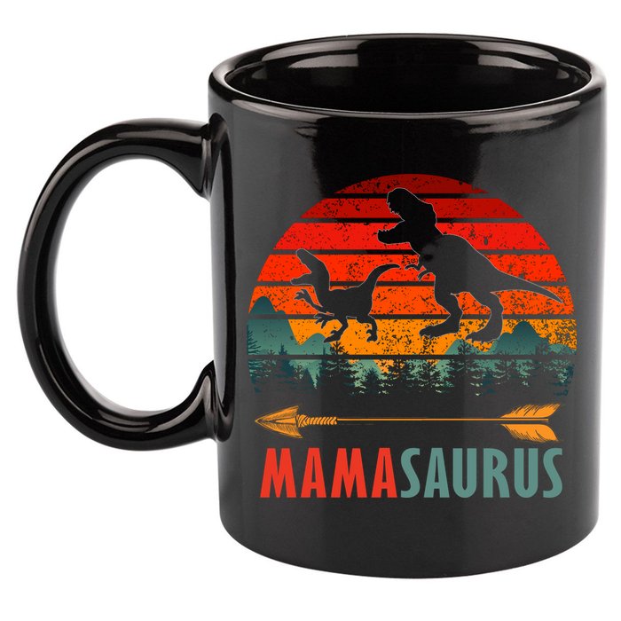 Mama Dinosaur 11oz C Handle Ceramic Mug
