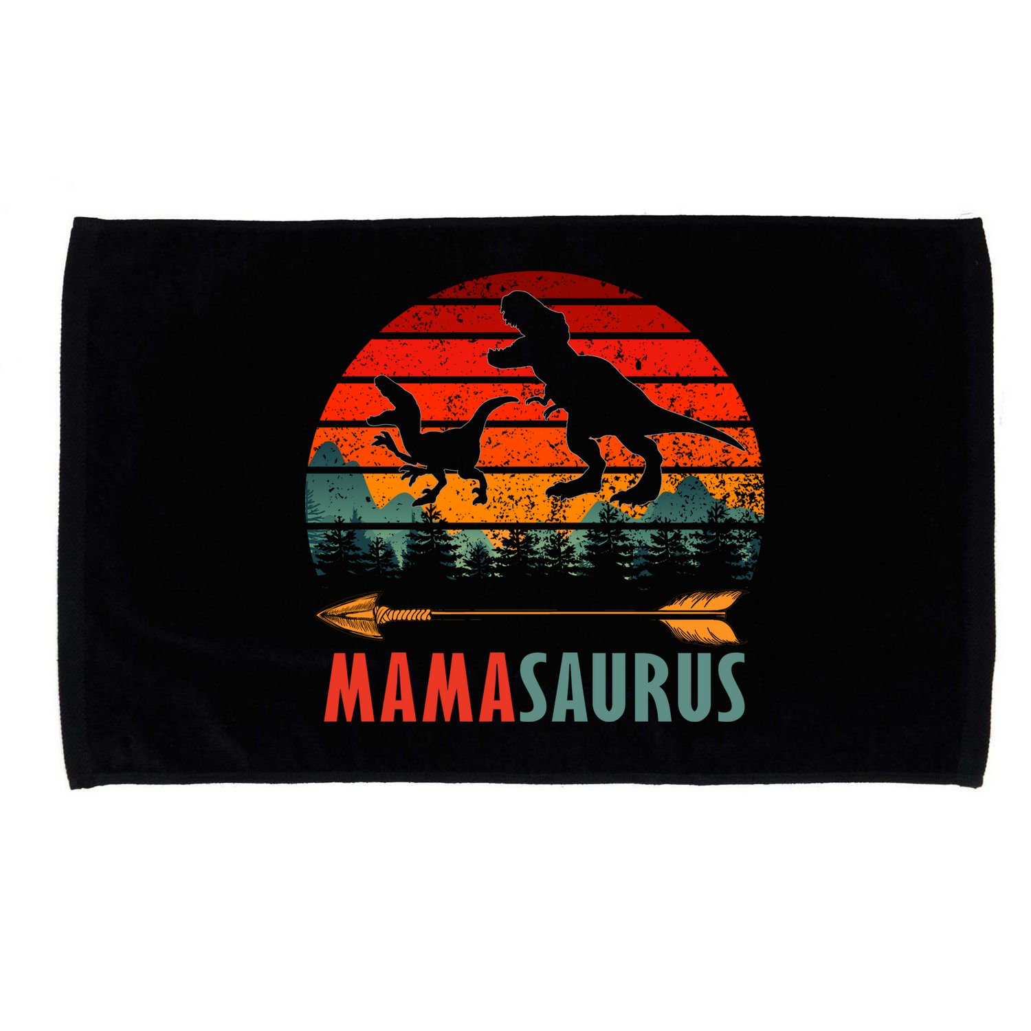 Mama Dinosaur Microfiber Hand Towel