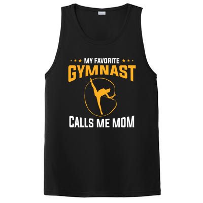 Mothers Day My Favorite Gymnast Calls Me Mom Gymnastics Cool Gift PosiCharge Competitor Tank