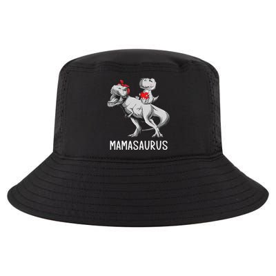 Mother's Day Mom Mamasaurus Dinosaur Mama T Rex SaurusGift Cool Comfort Performance Bucket Hat