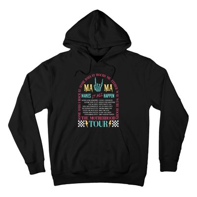 Mothers Day Motherhood Mama Rock Moms Life Hoodie