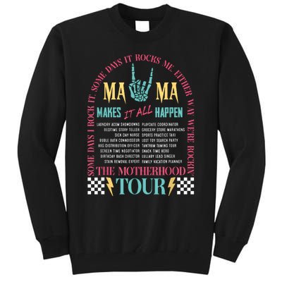 Mothers Day Motherhood Mama Rock Moms Life Tall Sweatshirt