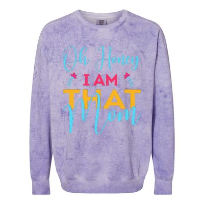 Mothers Day Colorblast Crewneck Sweatshirt