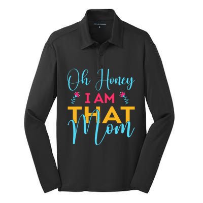 Mothers Day Silk Touch Performance Long Sleeve Polo