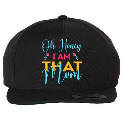 Mothers Day Wool Snapback Cap