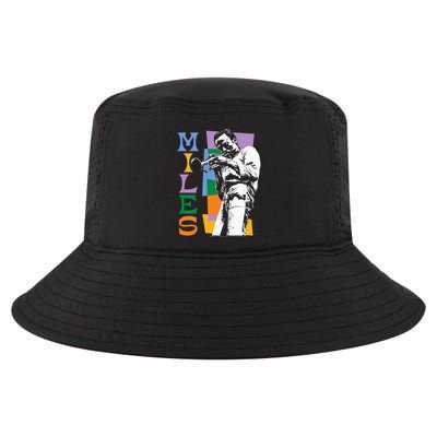 M.I.L.E.S Davis Miles Colorblock Cool Comfort Performance Bucket Hat