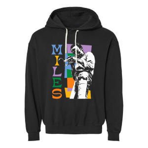 M.I.L.E.S Davis Miles Colorblock Garment-Dyed Fleece Hoodie