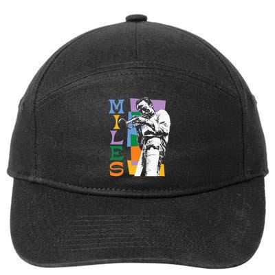 M.I.L.E.S Davis Miles Colorblock 7-Panel Snapback Hat