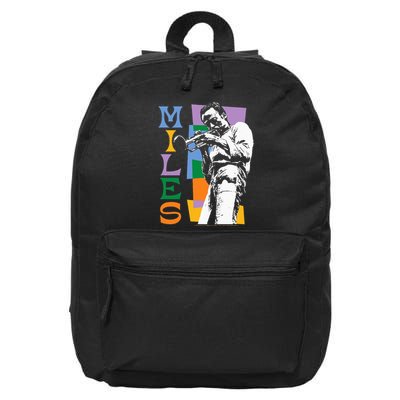M.I.L.E.S Davis Miles Colorblock 16 in Basic Backpack