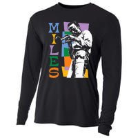 M.I.L.E.S Davis Miles Colorblock Cooling Performance Long Sleeve Crew