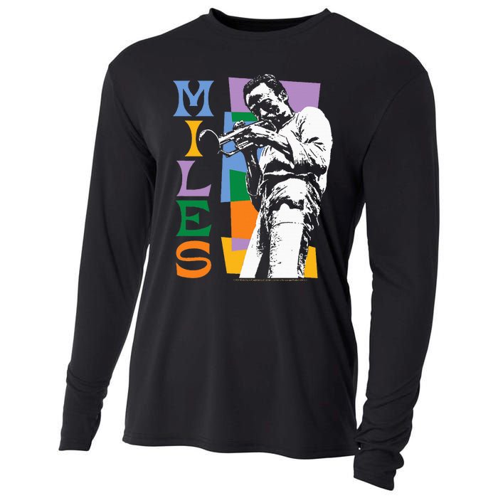 M.I.L.E.S Davis Miles Colorblock Cooling Performance Long Sleeve Crew