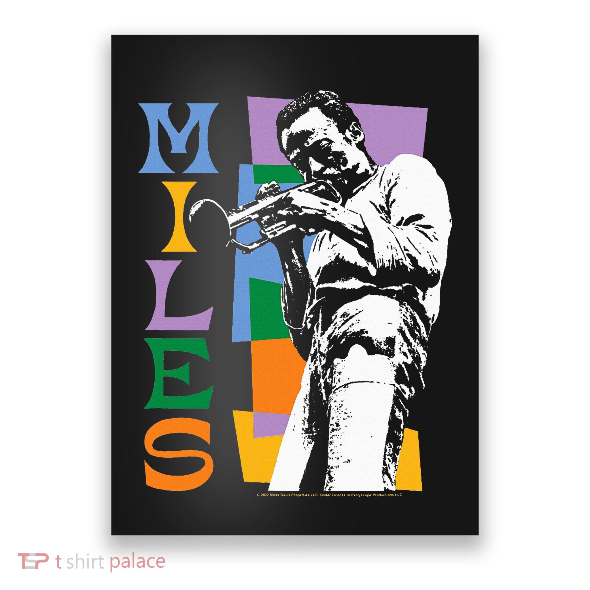 M.I.L.E.S Davis Miles Colorblock Poster