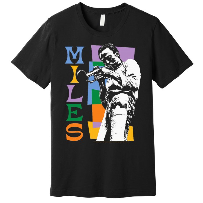 M.I.L.E.S Davis Miles Colorblock Premium T-Shirt