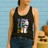 M.I.L.E.S Davis Miles Colorblock Womens Tank Top