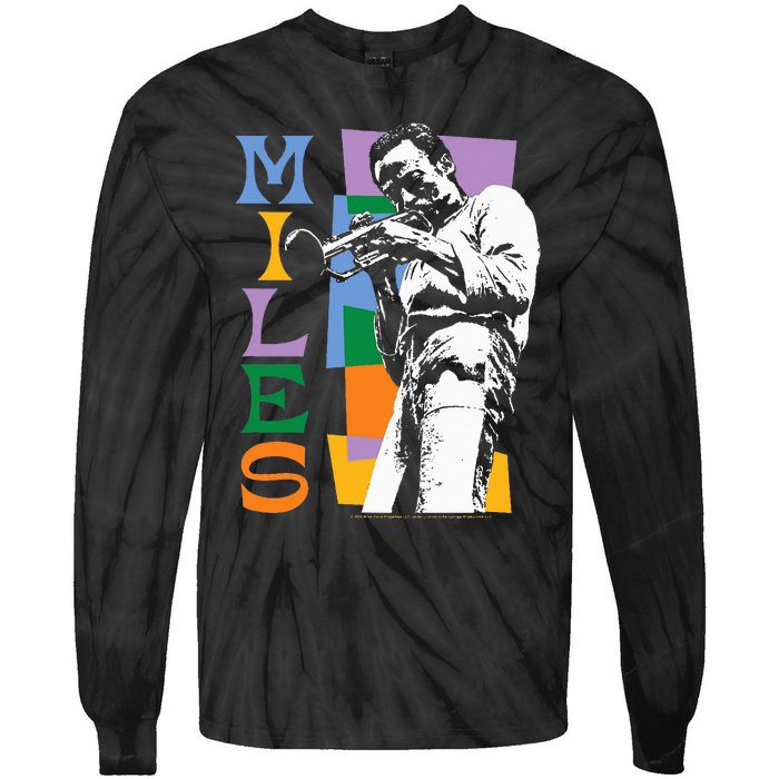 M.I.L.E.S Davis Miles Colorblock Tie-Dye Long Sleeve Shirt