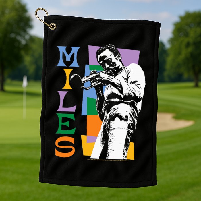 M.I.L.E.S Davis Miles Colorblock Golf Towel