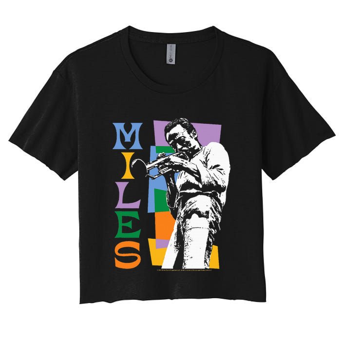 M.I.L.E.S Davis Miles Colorblock Crop Top