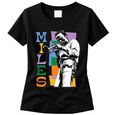 M.I.L.E.S Davis Miles Colorblock Womens T-Shirt